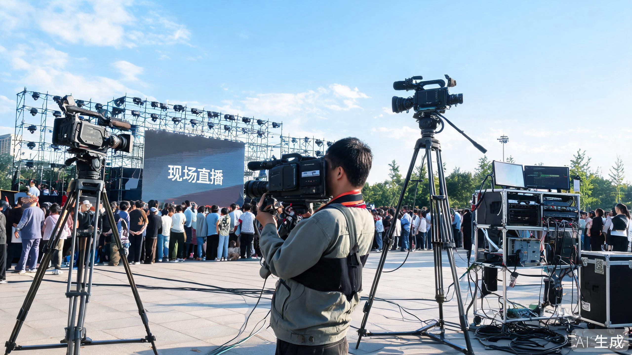 影领视界大型活动直播现场多机位保障