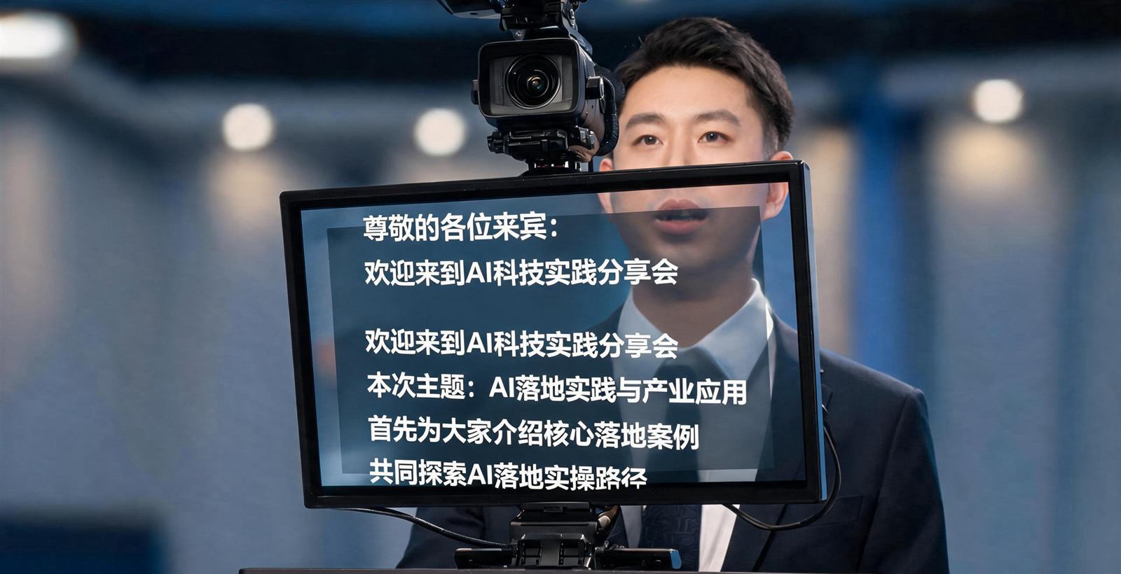 专业智能提词器：文稿跟随语速滚动